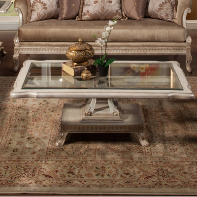 Italia Montecito Solid Wood Coffee Sicily Coffee Table with Lift Top and